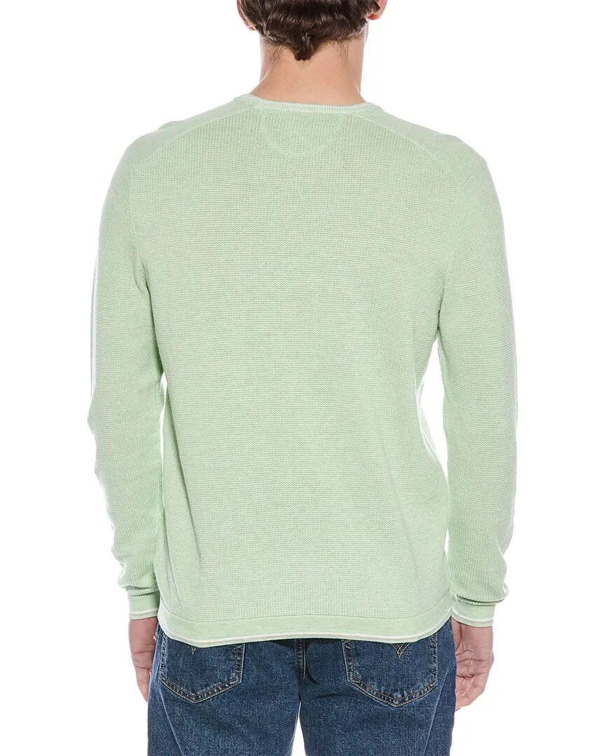 Raffi Vanise Waffle Knit Crewneck Sweatshirt