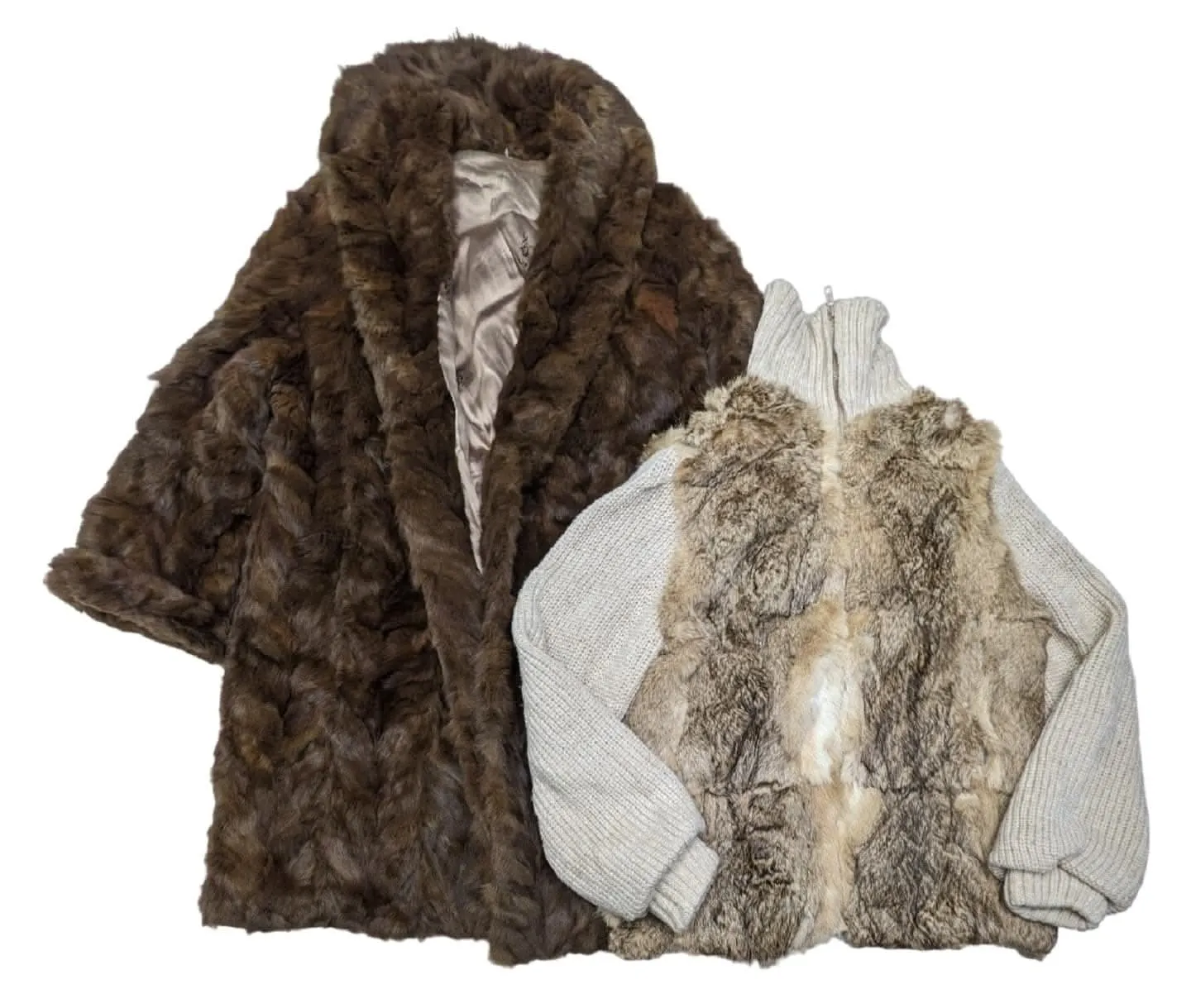 Recycle Real Fur Jackets 25 lbs