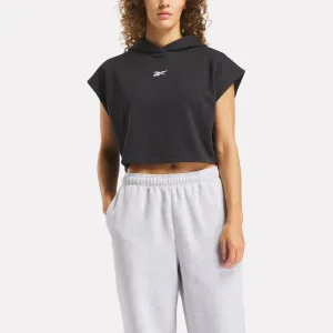 Reebok Clothing Basketball Off-Court Crop Hoodie