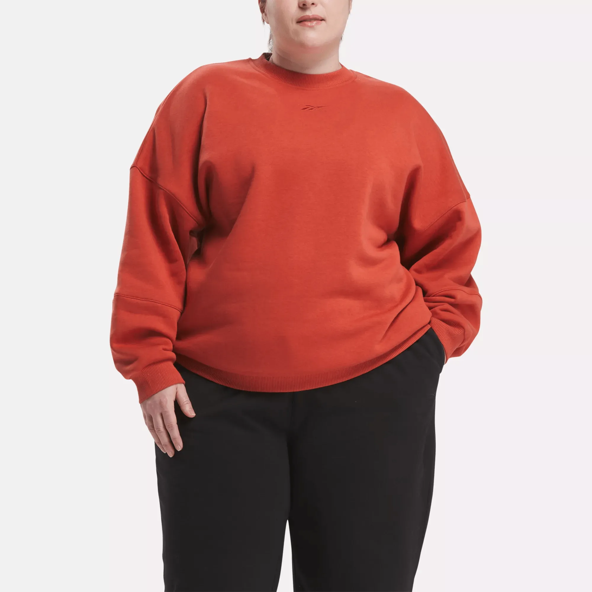 Reebok Clothing Women's Lux Oversized Crew (Plus Size)