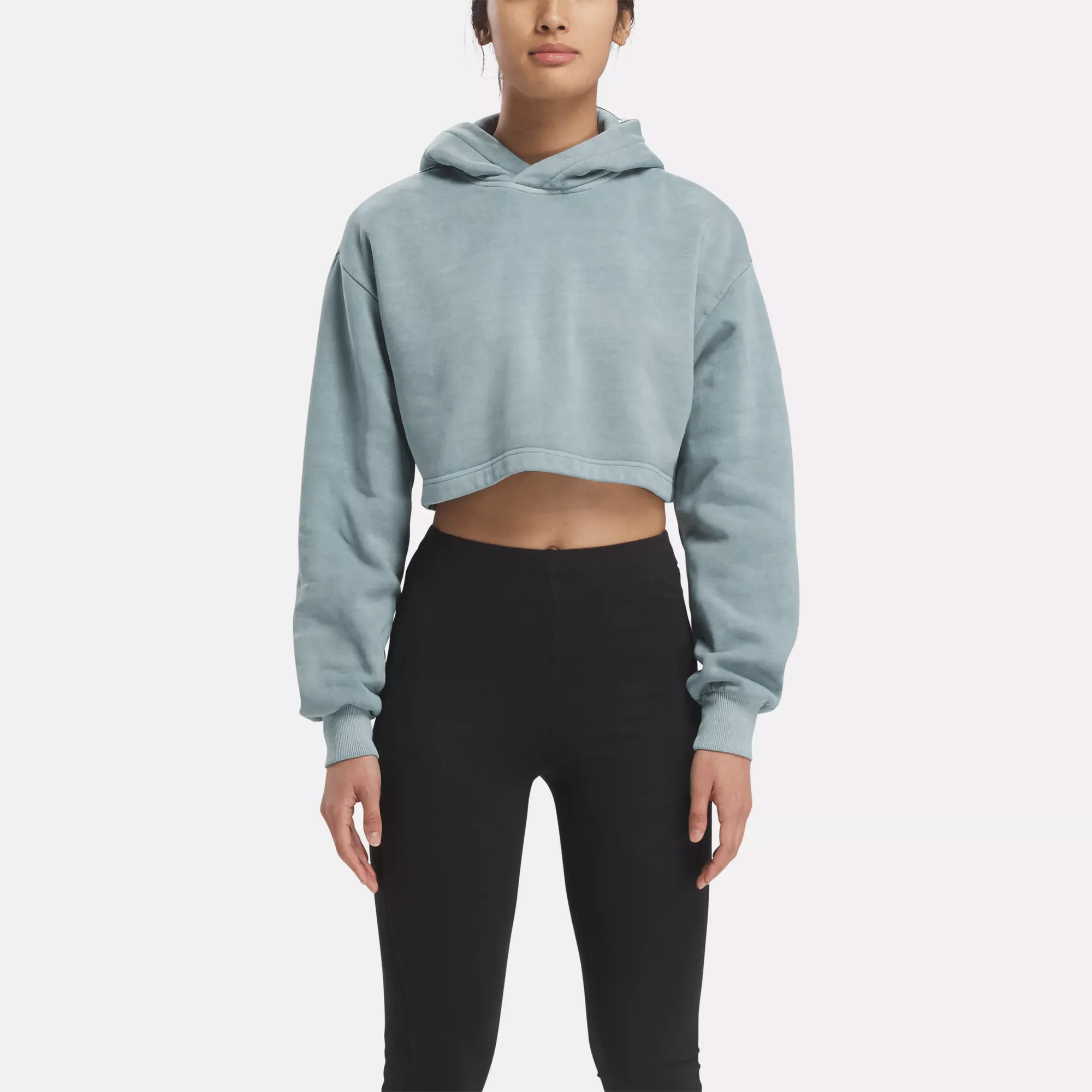 Reebok Women's Classics Natural Dye Hoodie Blue Reebok