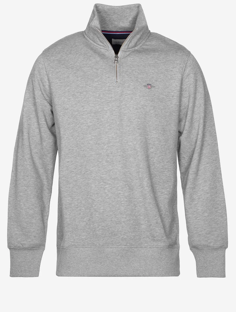 Regular Shield Half-Zip Sweatshirt Grey Melange