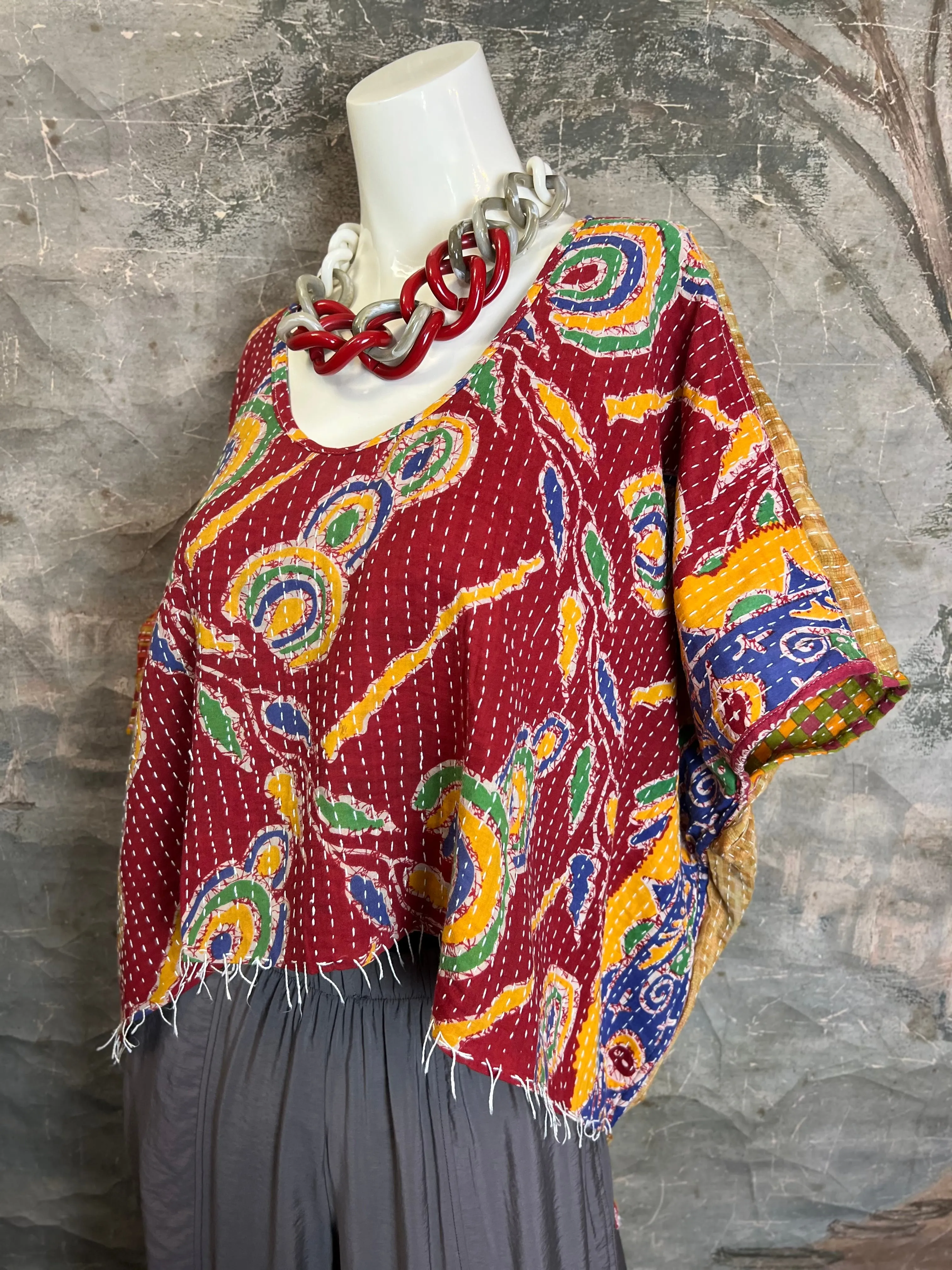 Renew Vintage Kantha Tops-1