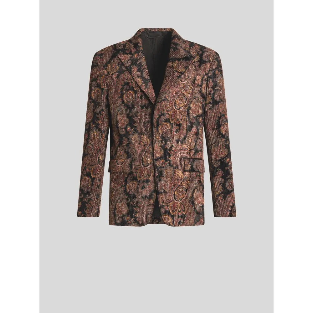RIBBED PAISLEY JACKET