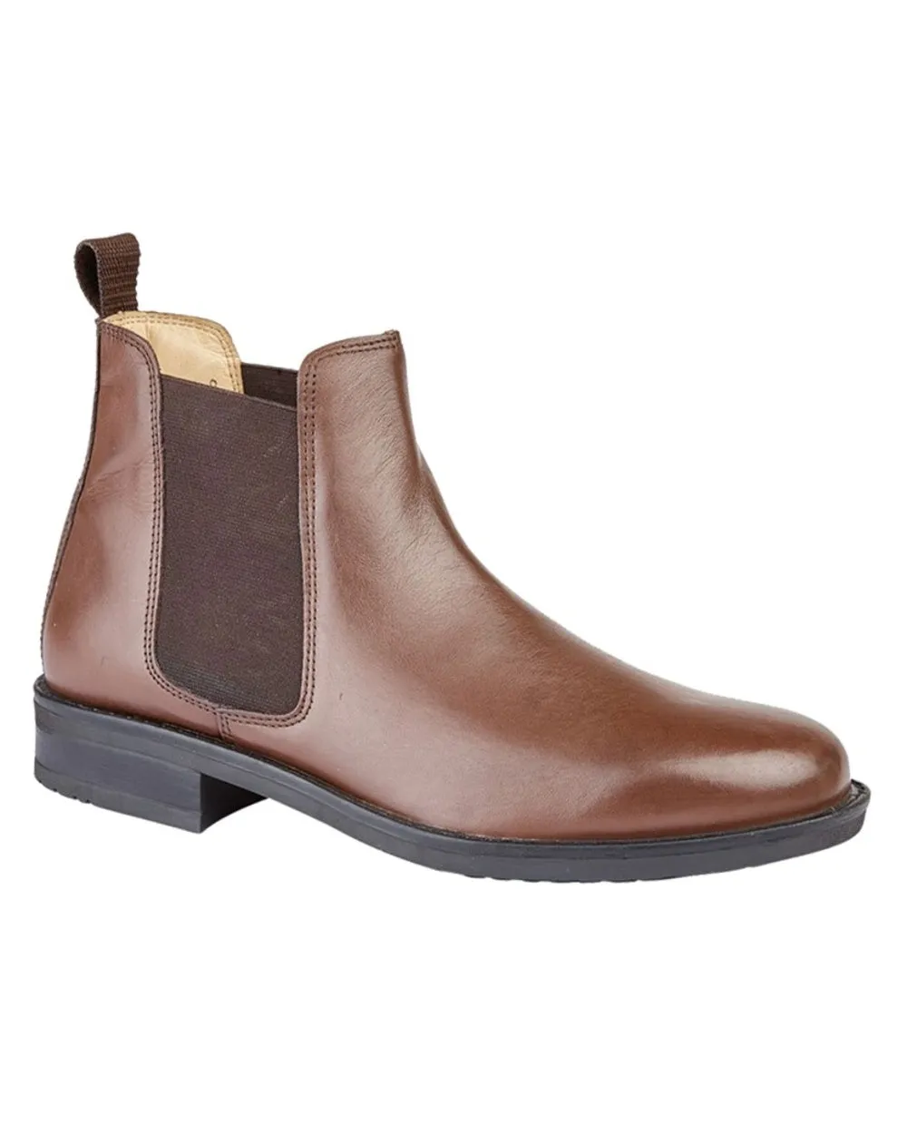 Roamers Mens Leather Gusset Boots Roamers Shoes