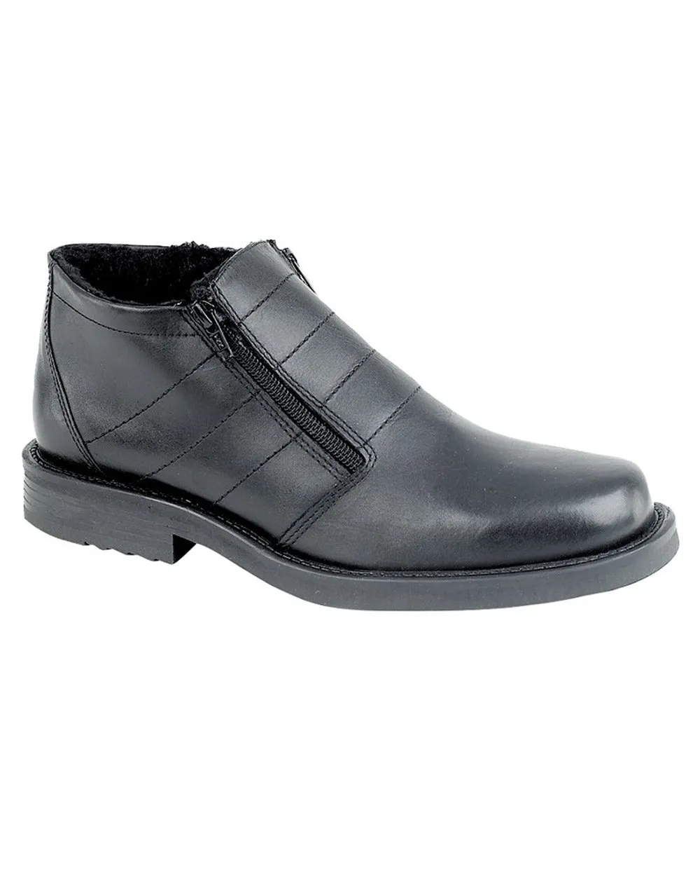 Roamers Mens Twin Zip Thermal Lined Boots Roamers Shoes