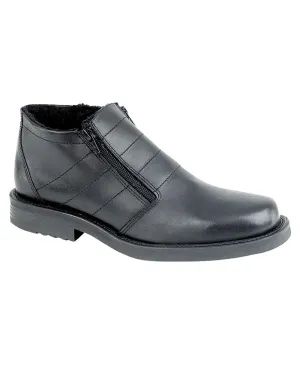 Roamers Mens Twin Zip Thermal Lined Boots Roamers Shoes