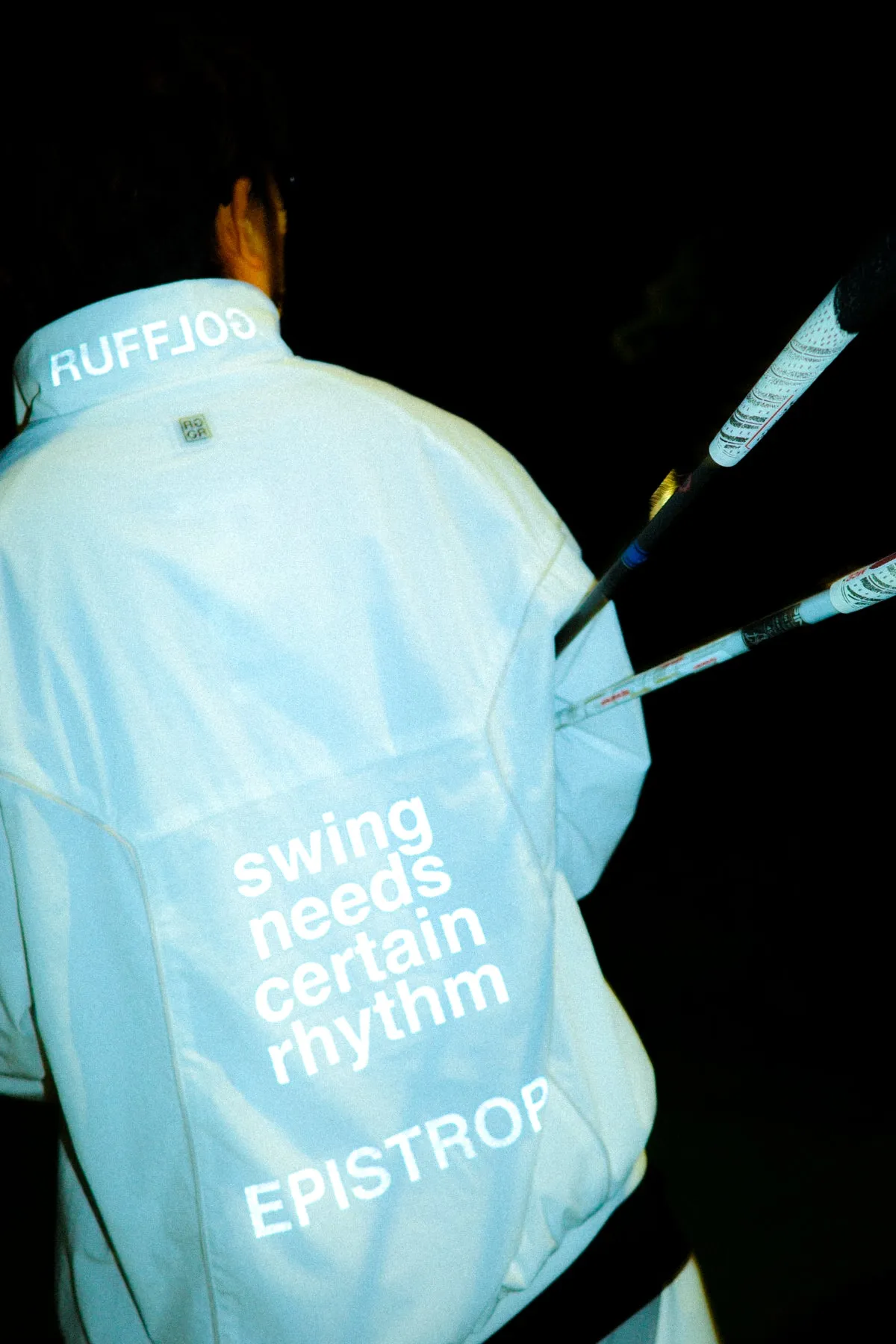 RUFFLOG × EPISTROPH NOIZE REFLECTION JKT WHITE