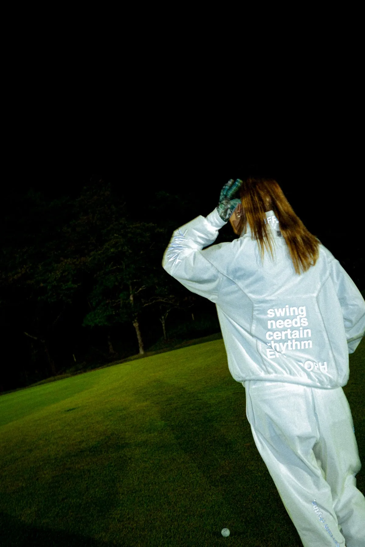 RUFFLOG × EPISTROPH NOIZE REFLECTION JKT WHITE