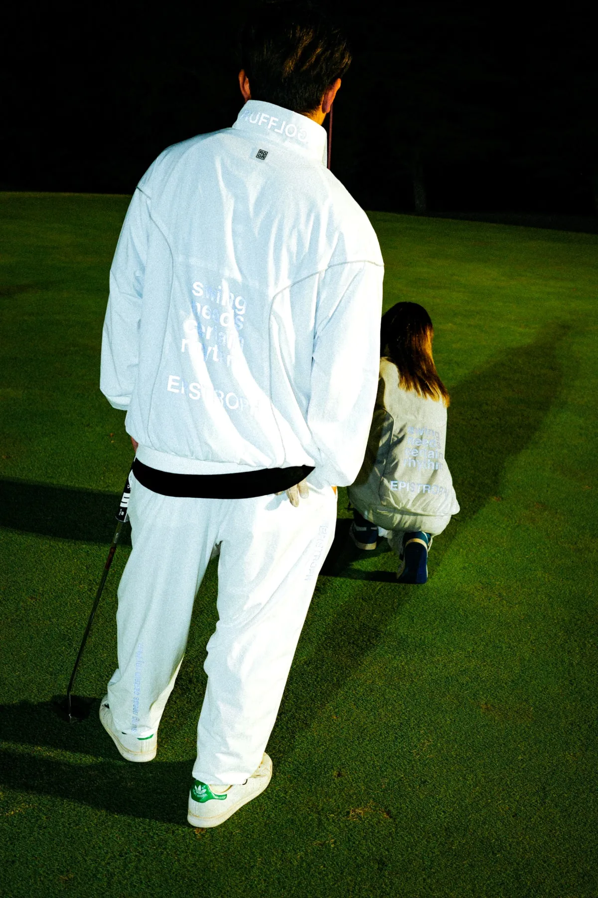 RUFFLOG × EPISTROPH NOIZE REFLECTION JKT WHITE