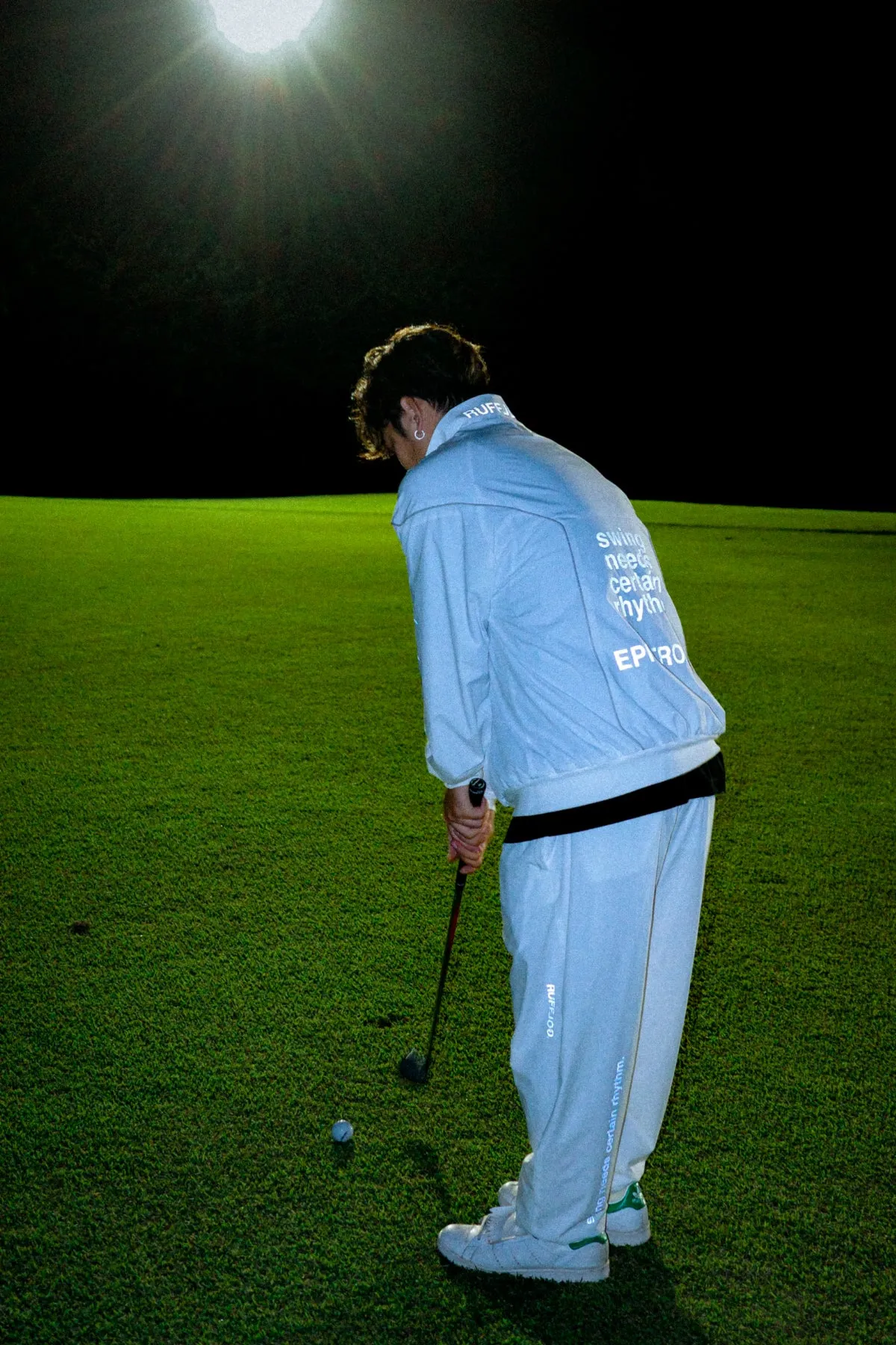 RUFFLOG × EPISTROPH NOIZE REFLECTION JKT WHITE