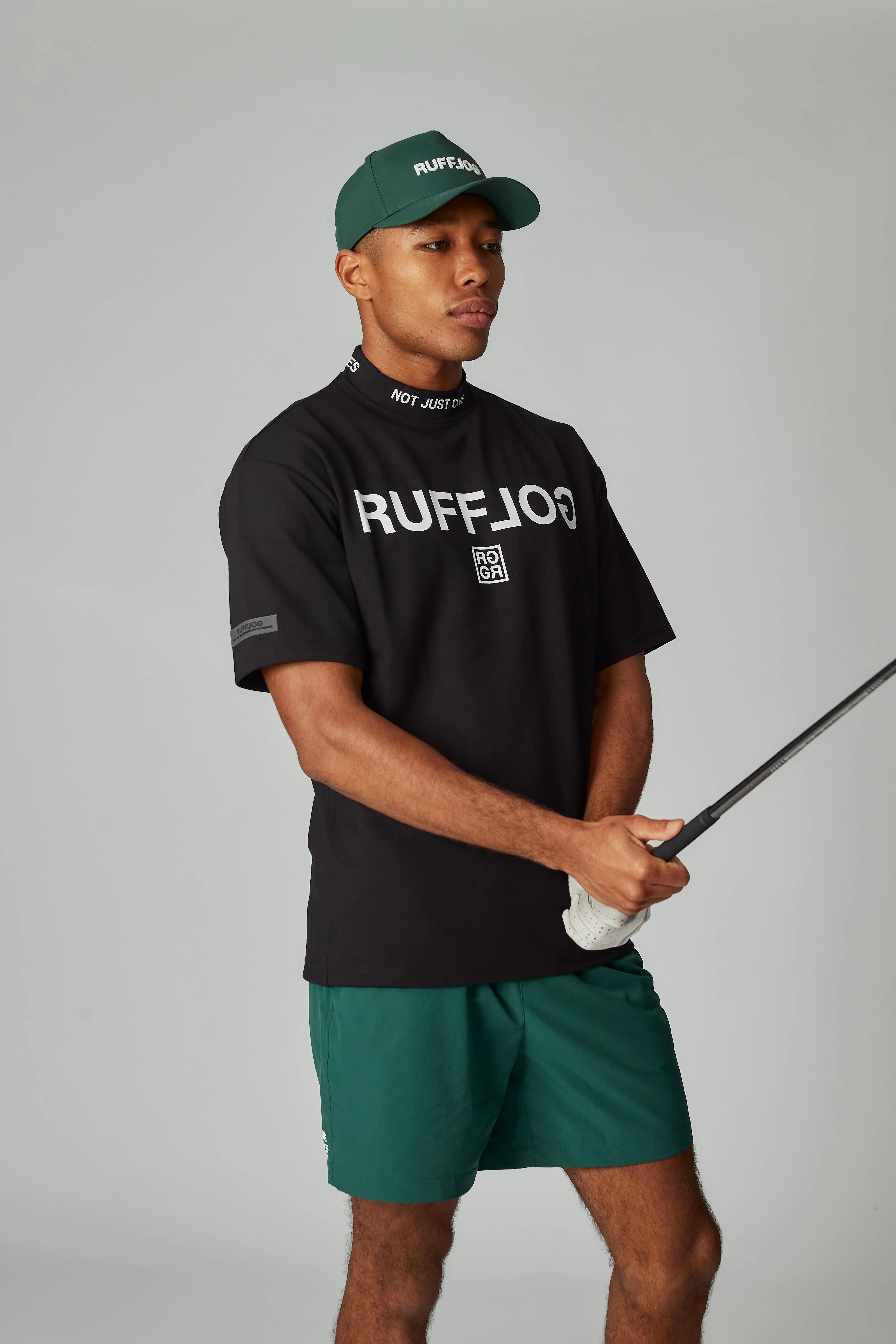 RUFFLOG TECH MOCK TEE BLACK