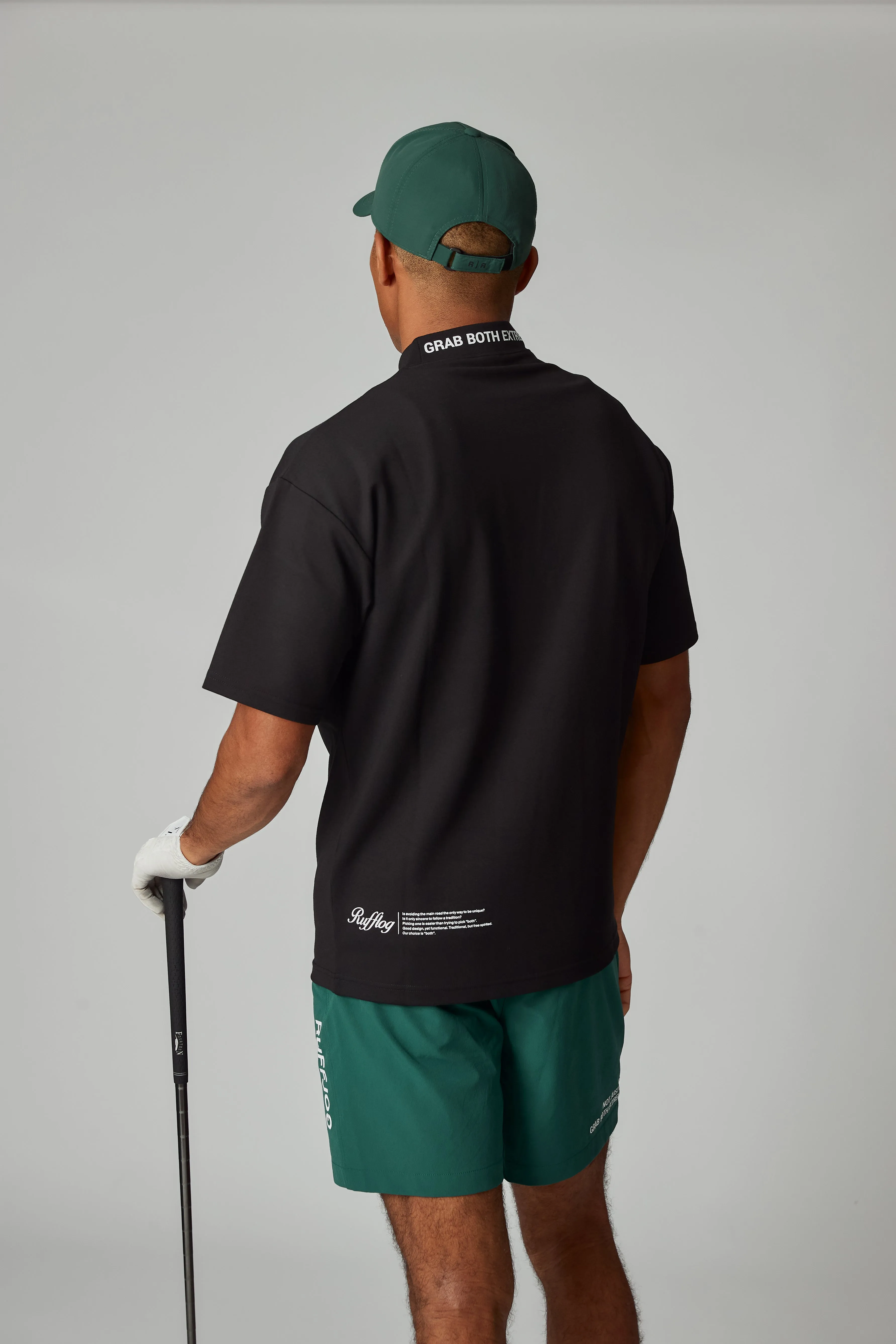 RUFFLOG TECH MOCK TEE BLACK