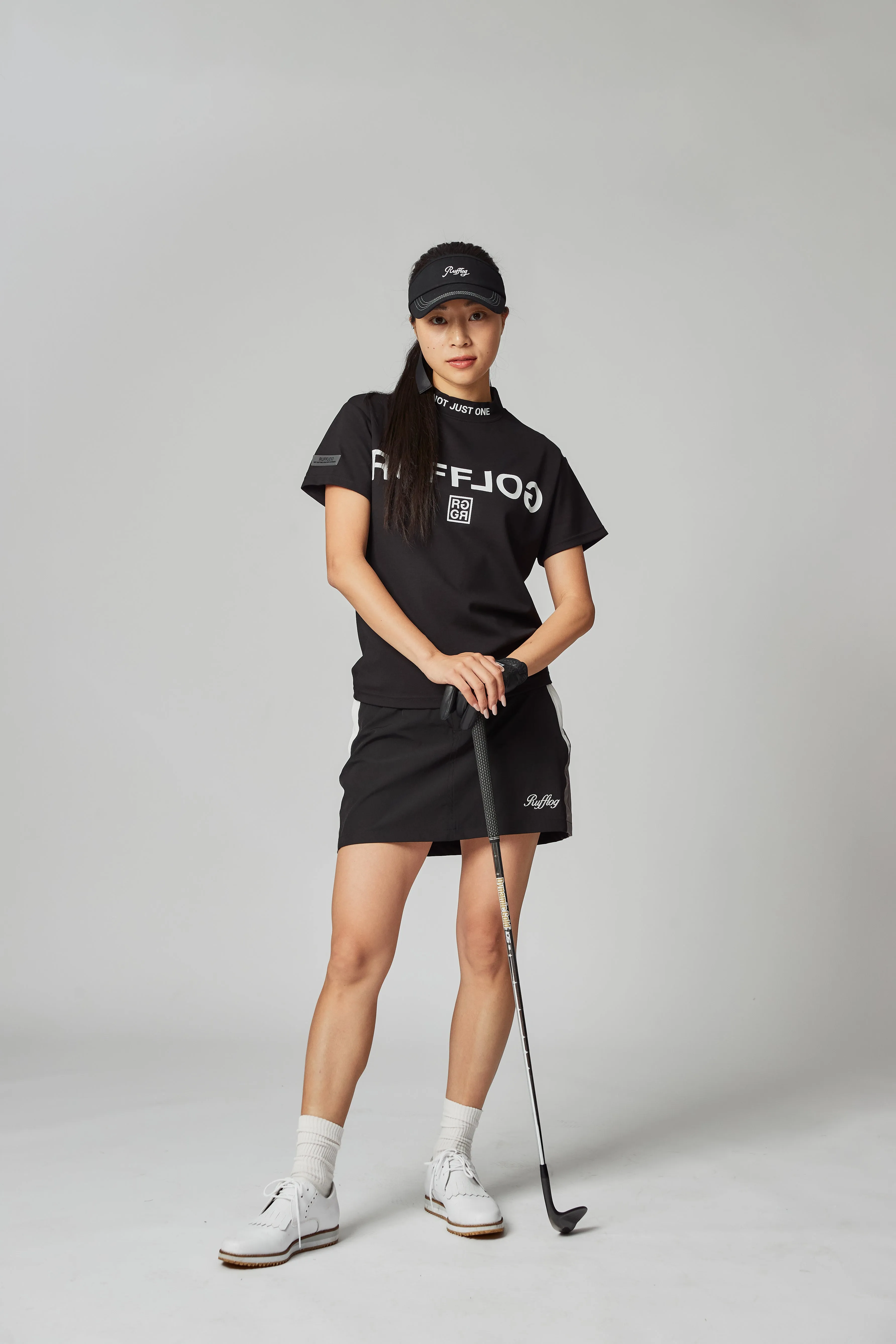 RUFFLOG TECH MOCK TEE BLACK
