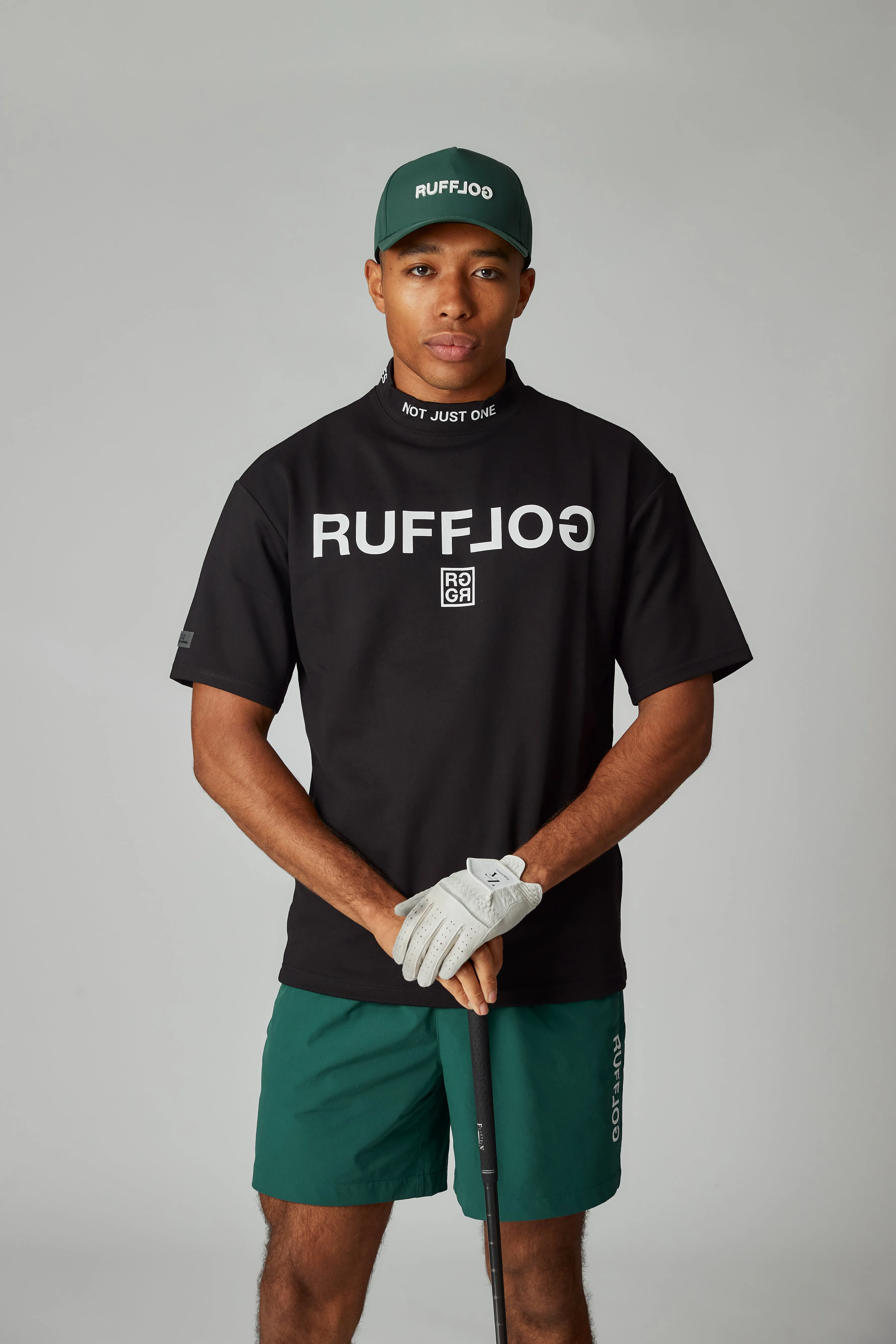RUFFLOG TECH MOCK TEE BLACK