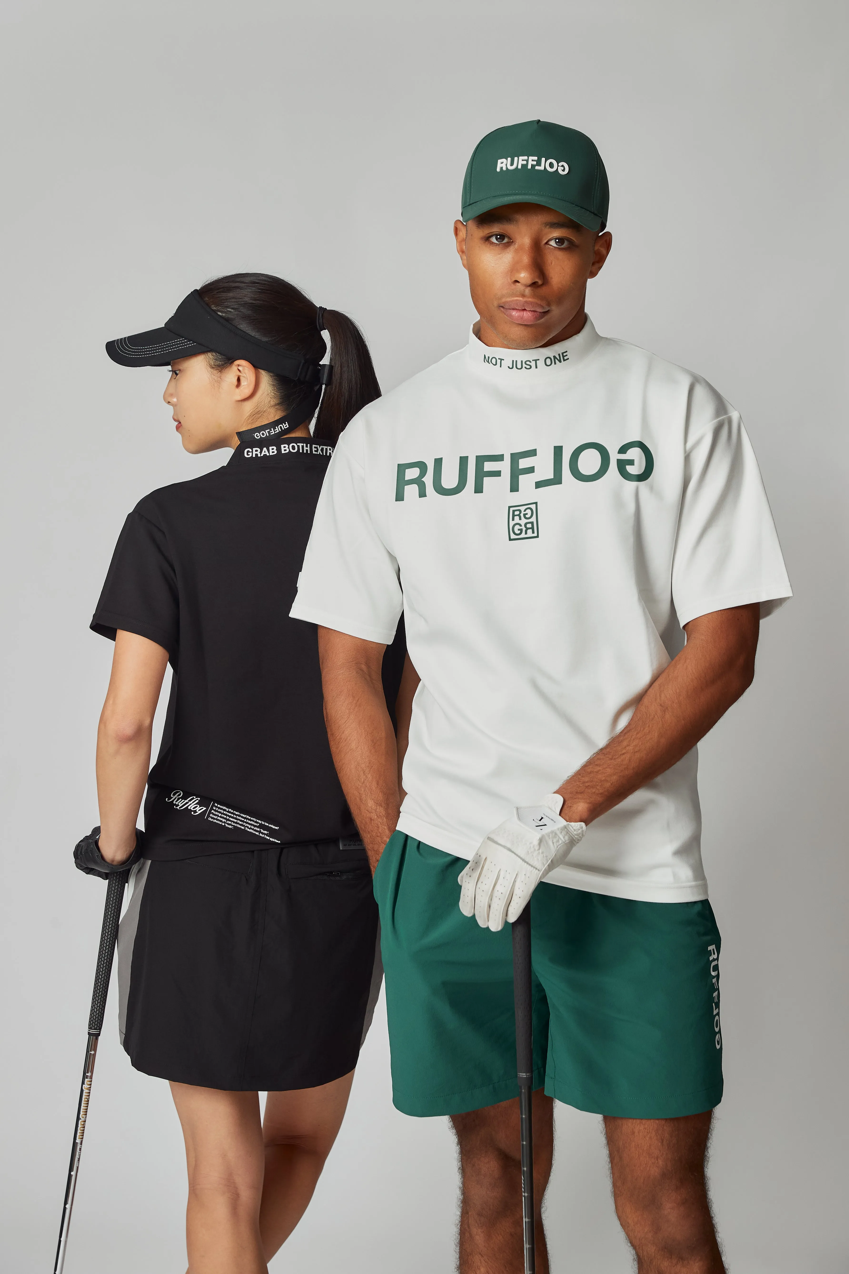 RUFFLOG TECH MOCK TEE BLACK
