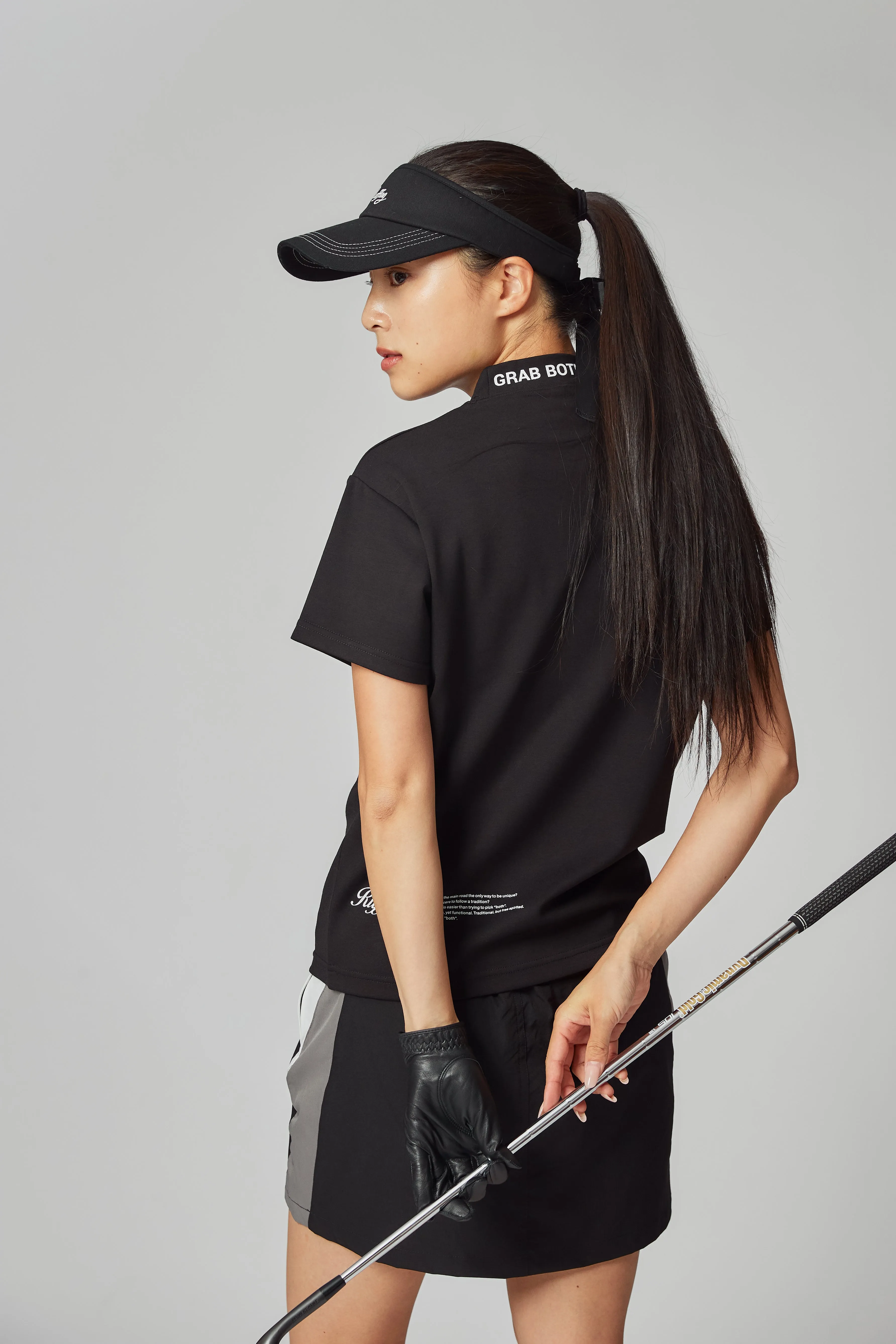 RUFFLOG TECH MOCK TEE BLACK