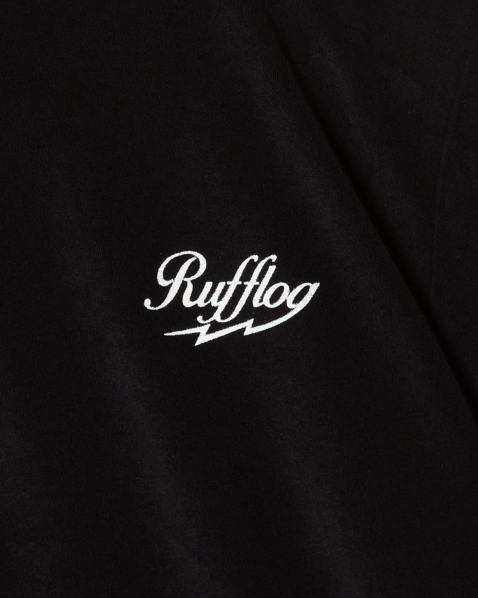 RUFFLOG×ELECTRIC BREATHABLE PILE MOCK NECK BLACK