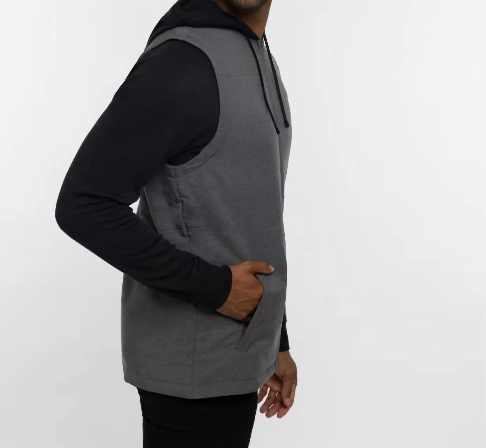Scavenger Hoodie In Heather Dark Grey