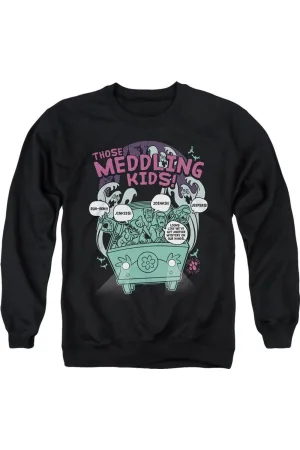 Scooby Doo Meddling Since 1969 Adult Crewneck Sweatshirt