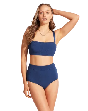 Seafolly Women Swimwear Sea Dive DD Tank Bra Bikini Top in Ultramarine