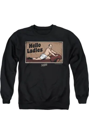 Seinfeld Hello Ladies Adult Crewneck Sweatshirt