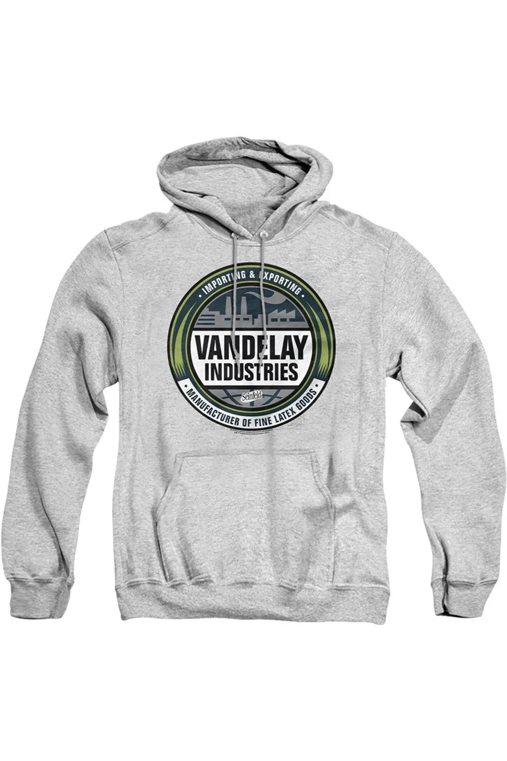 Seinfeld Vendelay Logo Adult Pull Over Hoodie / Hooded Sweatshirt
