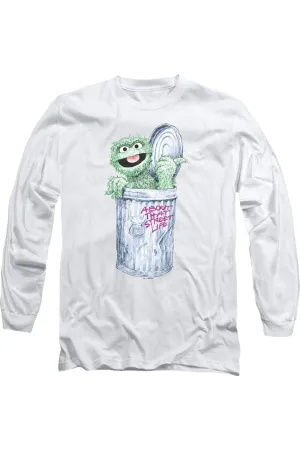 Sesame Street About That Street Life Long Sleeve Adult Tee / T-Shirt