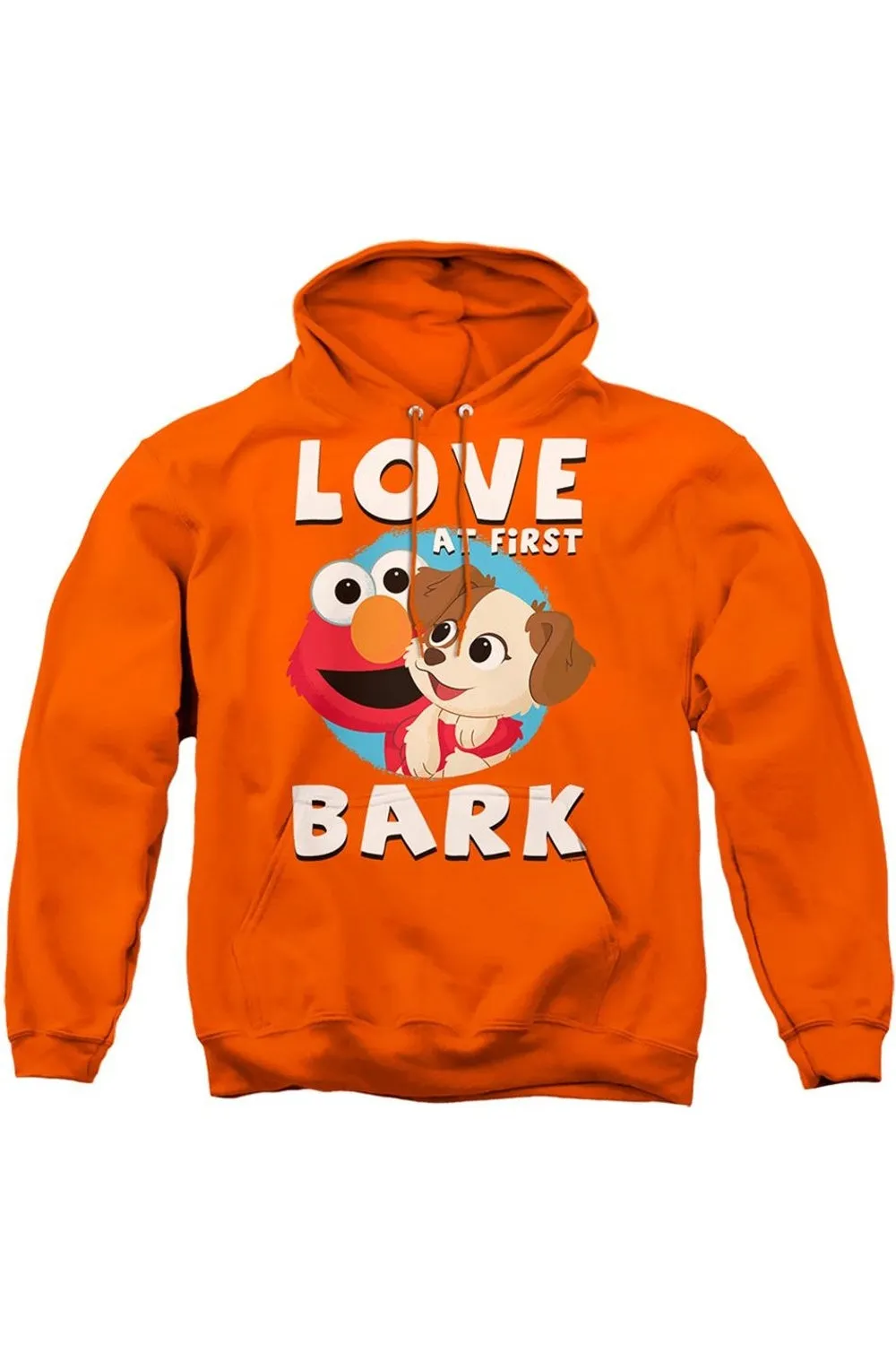 Sesame Street Furry Friends Forever Love At First Bark Adult Pull Over Hoodie