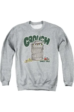 Sesame Street Grouch Adult Crewneck Sweatshirt