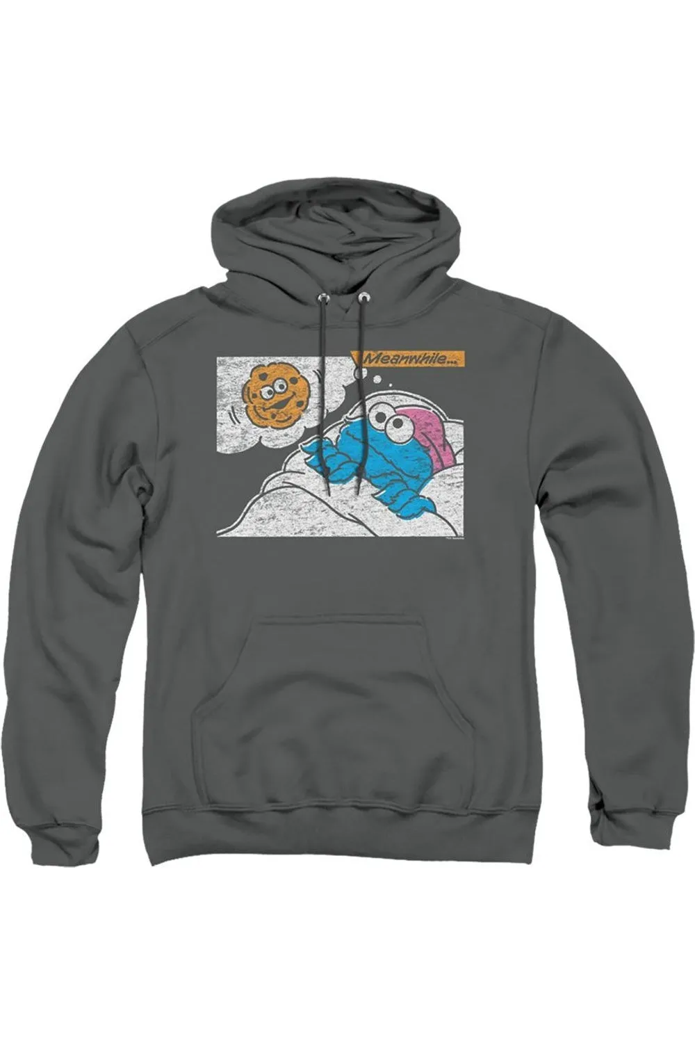 Sesame Street Meanwhile Adult Pull Over Hoodie