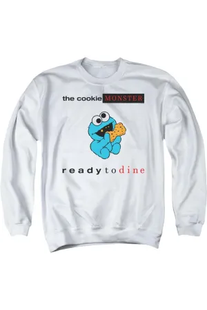 Sesame Street Ready To Dine Adult Crewneck Sweatshirt