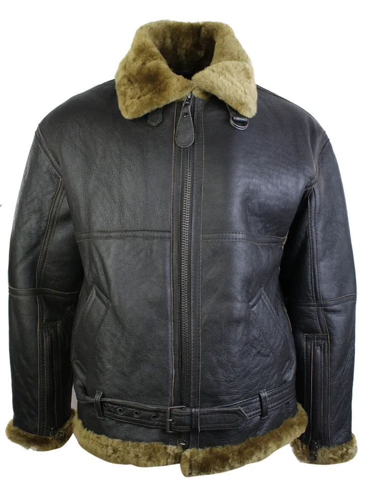 Sheepskin Flying Pilot Jacket
