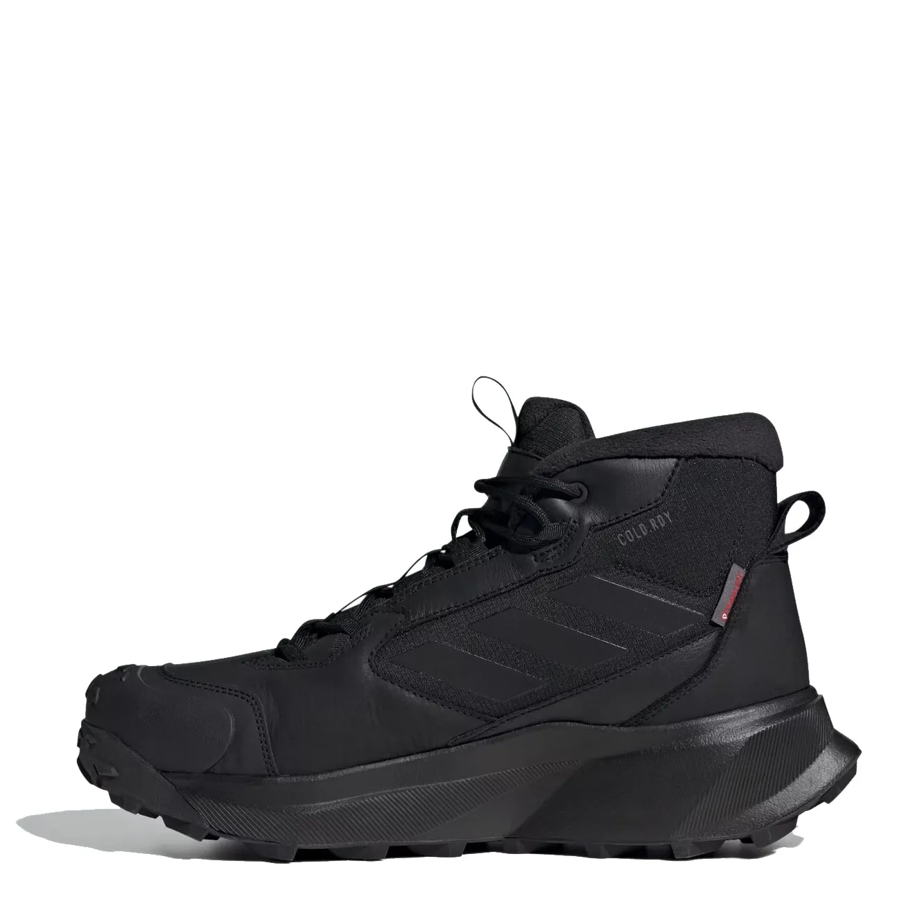Shoes Adidas Terrex Men Adidas Terrex Winter Leather Mid Cut Boots Core Black / Core Black / Grey Four