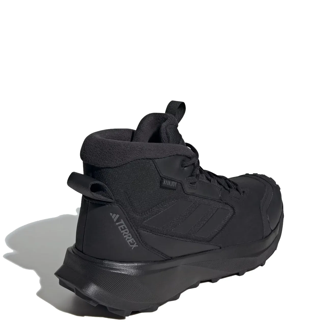 Shoes Adidas Terrex Men Adidas Terrex Winter Leather Mid Cut Boots Core Black / Core Black / Grey Four