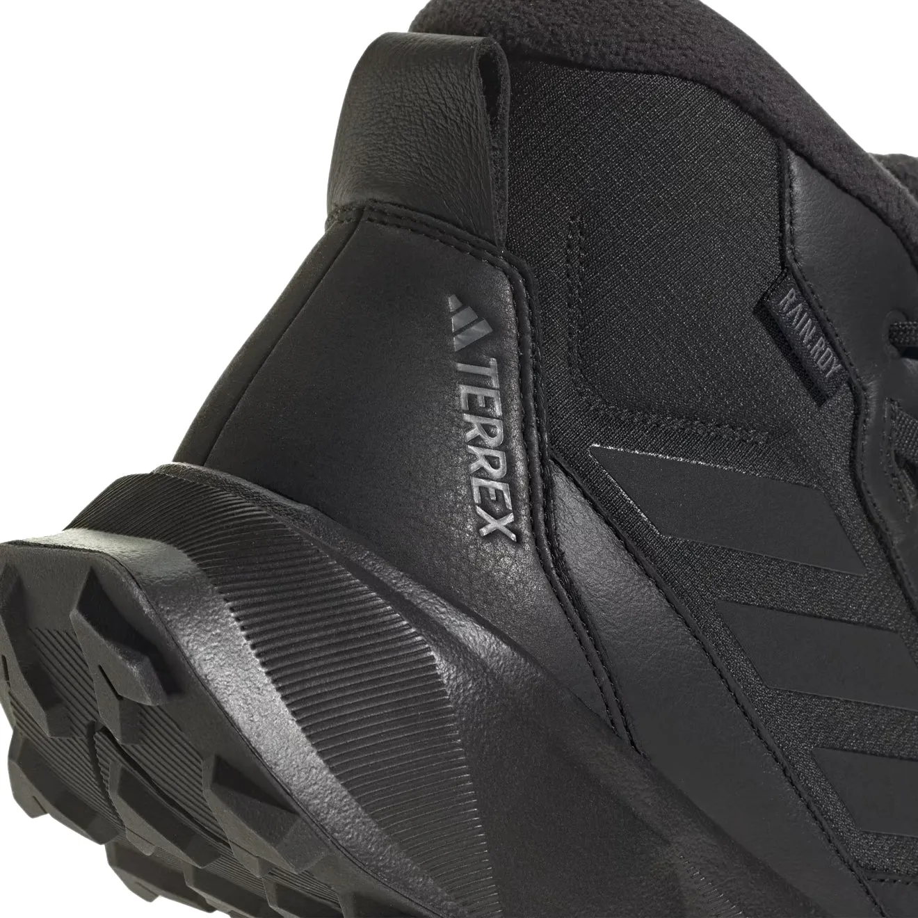 Shoes Adidas Terrex Men Adidas Terrex Winter Leather Mid Cut Boots Core Black / Core Black / Grey Four