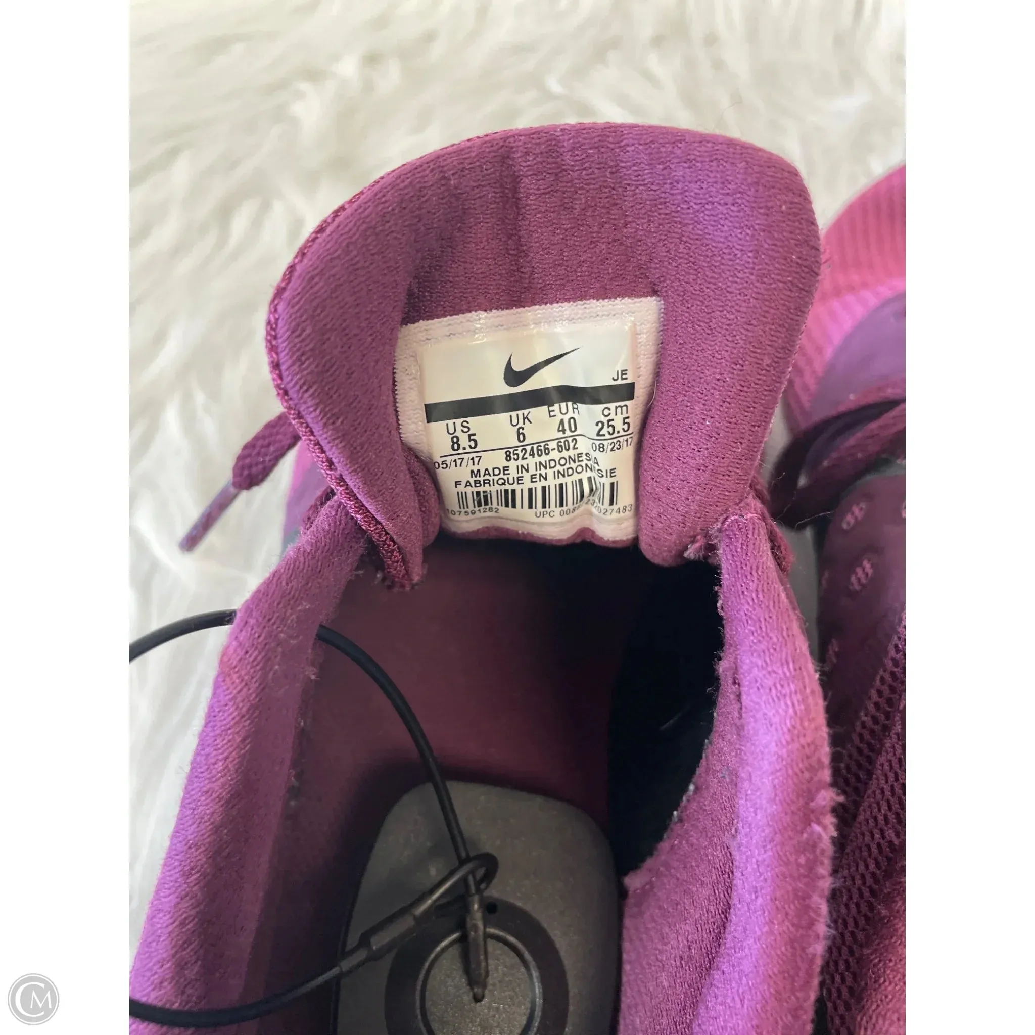 Shoes Athletic By Nike In Purple, Size: 8.5 nike