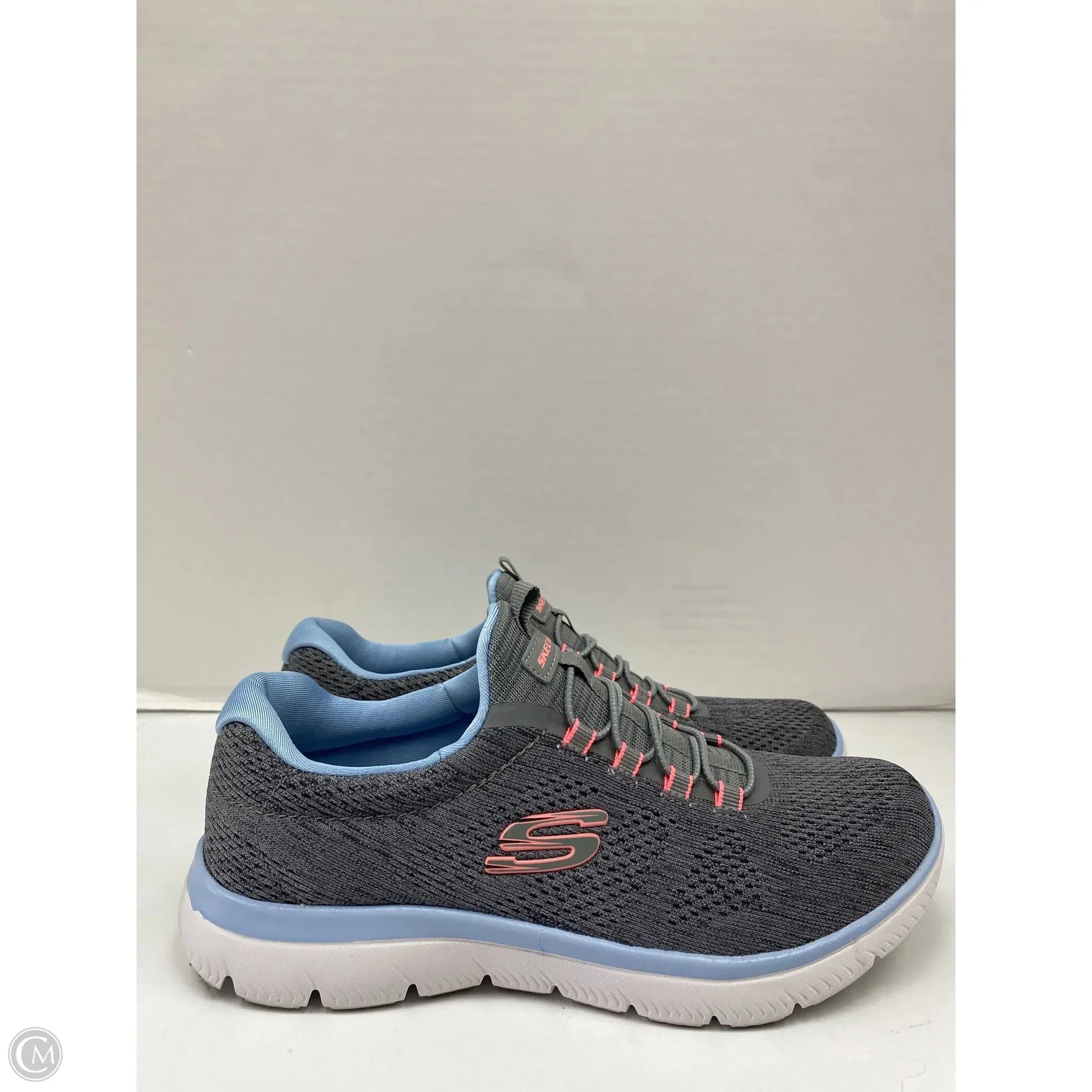 Shoes Athletic By Skechers In Grey, Size: 7 skechers