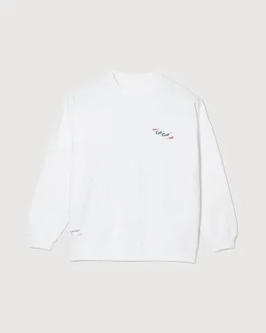 #SHOOT ME OUT PULLOVER WHITE