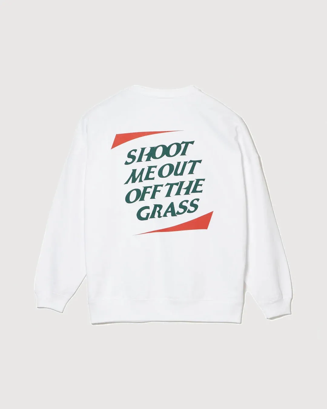 #SHOOT ME OUT PULLOVER WHITE