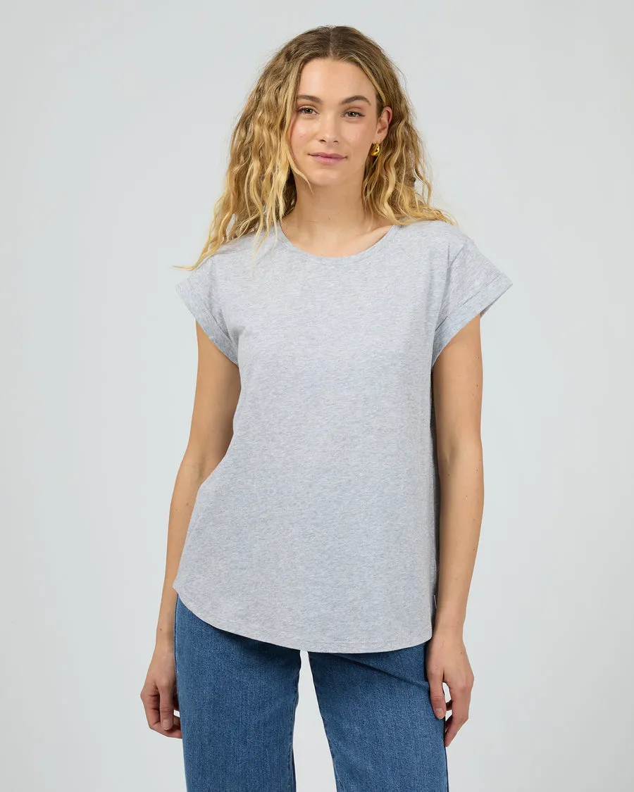 Silent Theory Lucy Tee Grey Marle