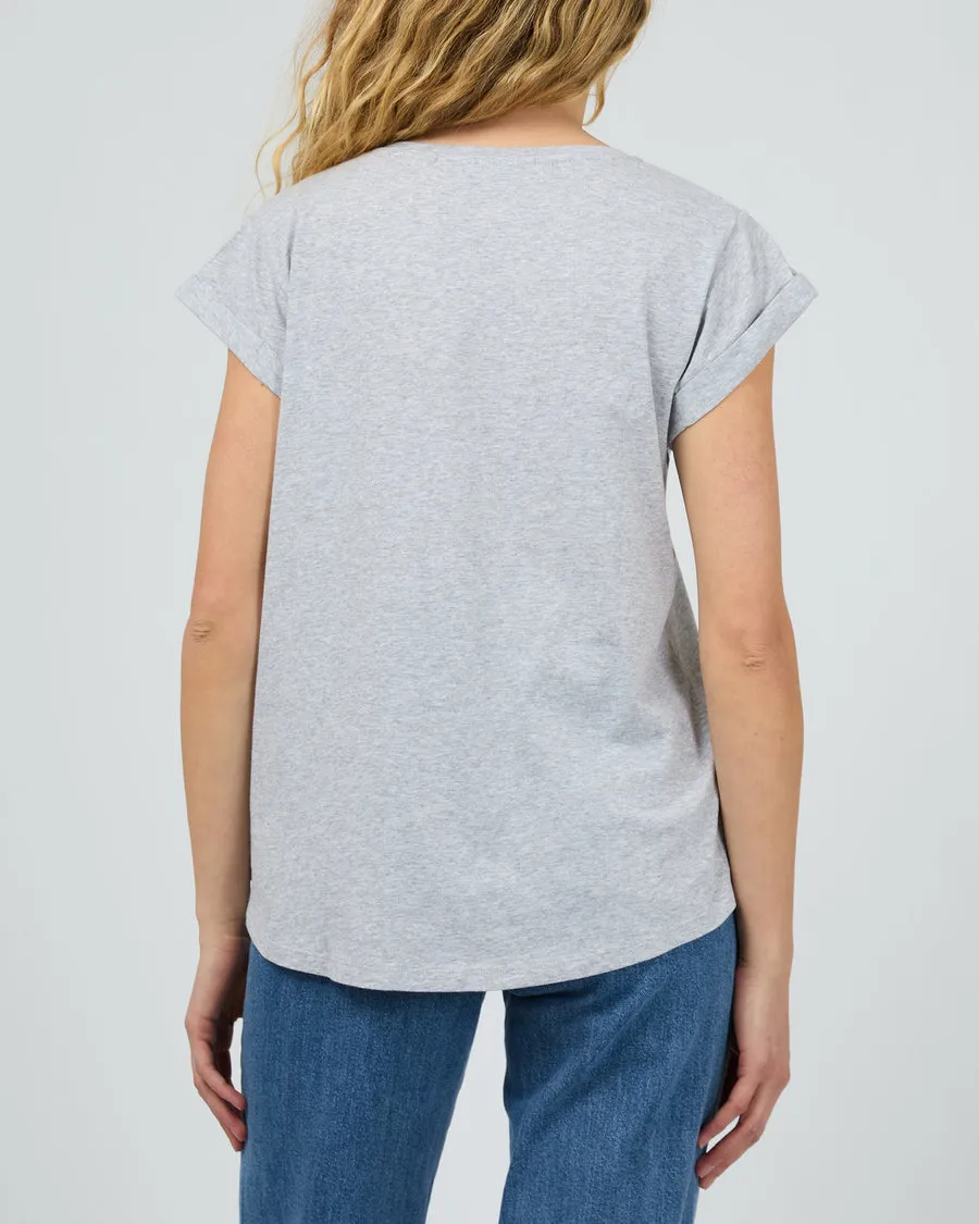 Silent Theory Lucy Tee Grey Marle