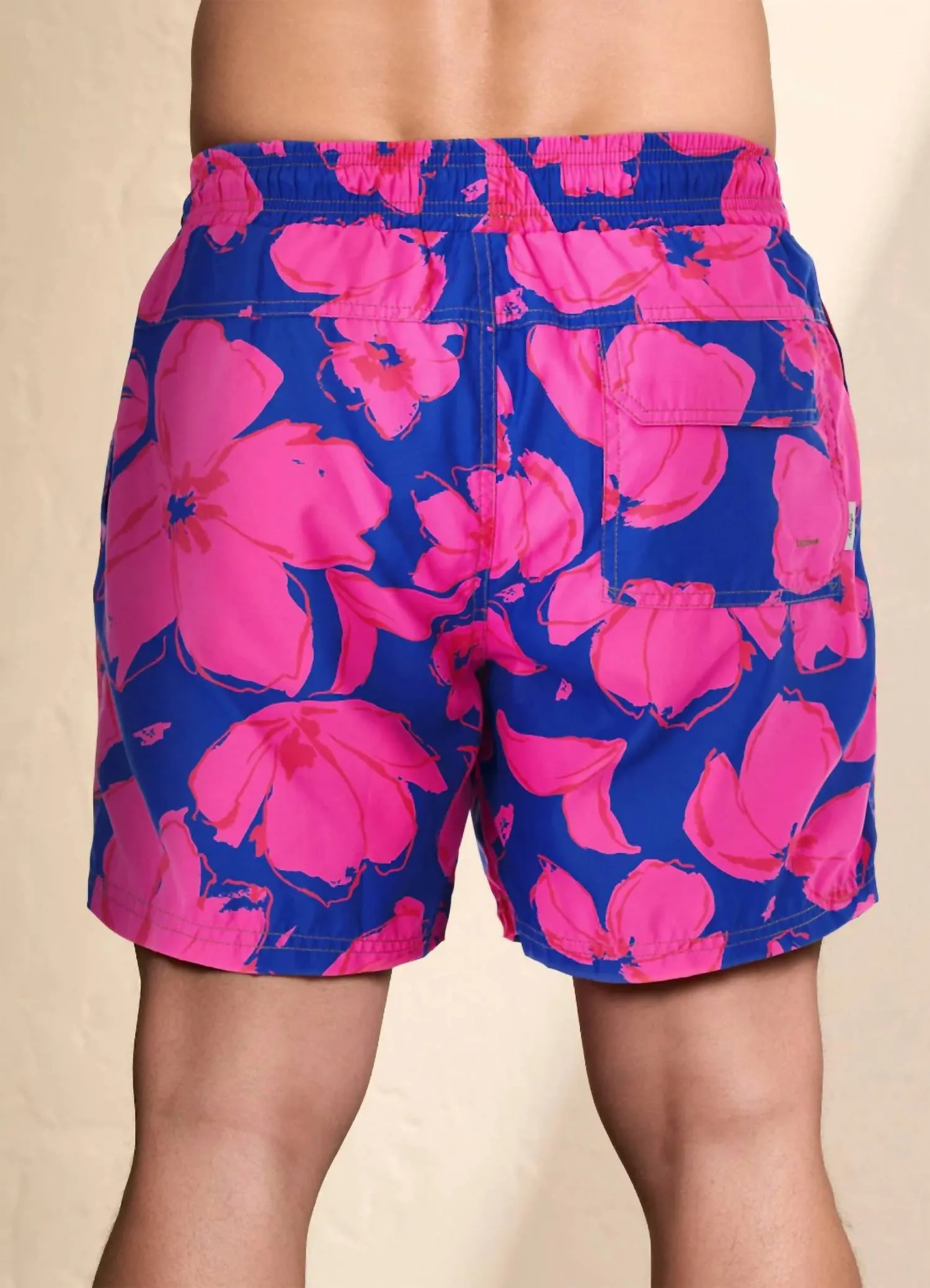 Sky Garden Sailor Men Trunks In Pink