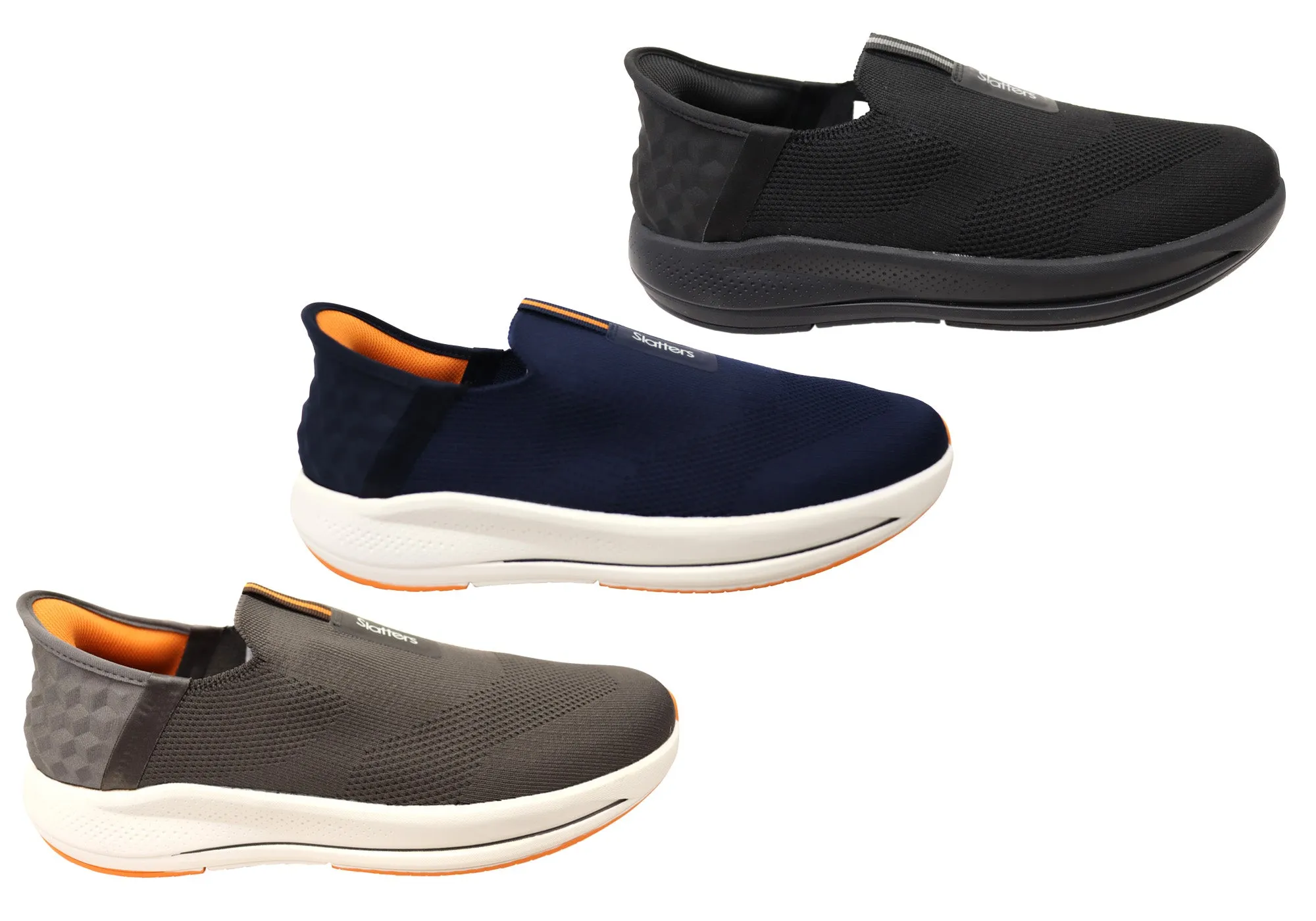 Slatters Blake Mens Comfortable Slip On Casual Shoes Slatters Shoes