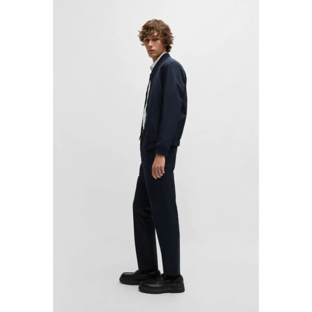 Slim-fit jacket in stretch cotton
