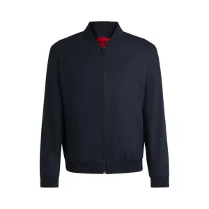 Slim-fit jacket in stretch cotton