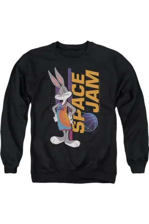 Space Jam 2 Bugs Standing Adult Crewneck Sweatshirt
