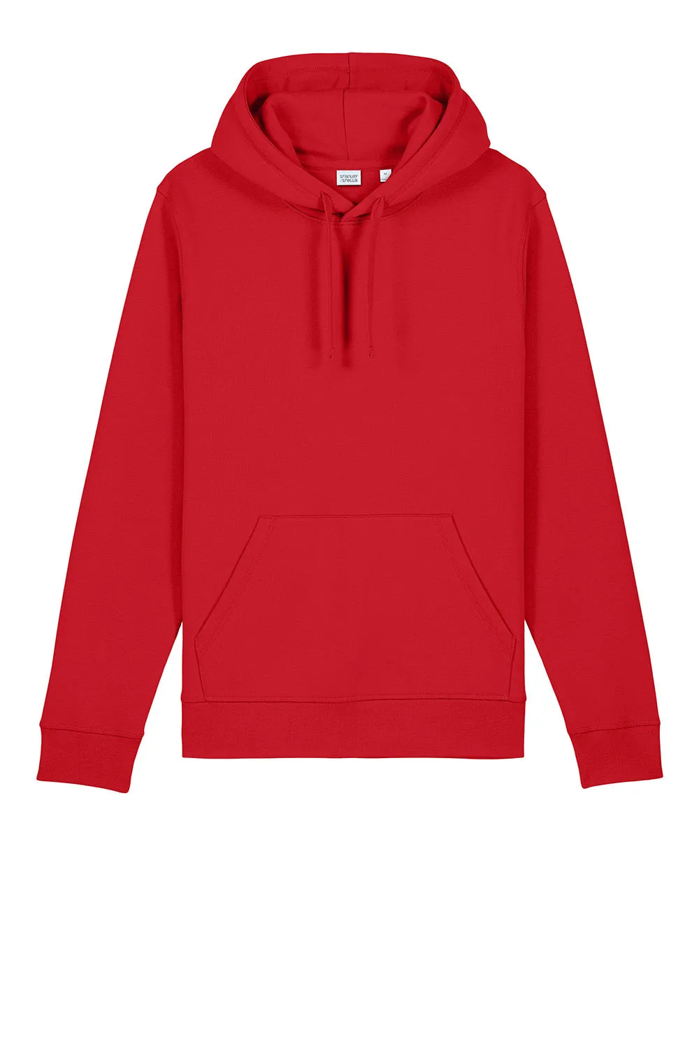 Stanley/Stella Mens Drummer 2.0 Hooded Sweatshirt Hoodie w/ Pouch Pocket - Red