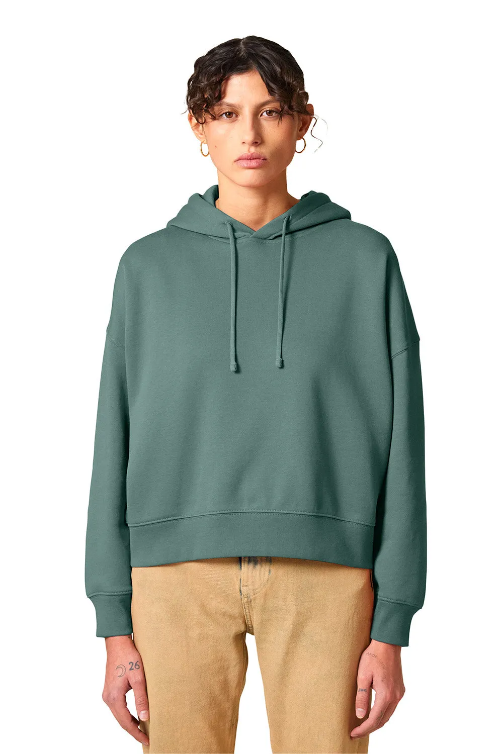 Stanley/Stella Womens Nora Hooded Sweatshirt Hoodie - Green Bay