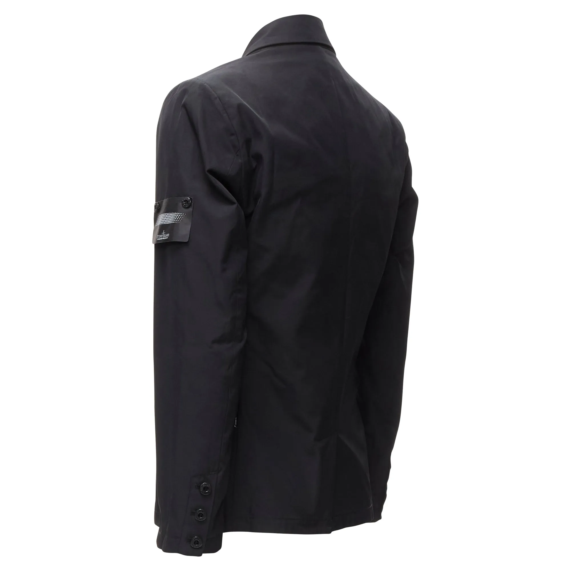 Stone Island shadow project technical nylon logo patch blazer jacket